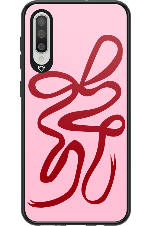 Burgundy Bow - Samsung Galaxy A50