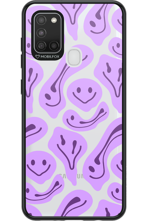 Fluid Smiley Purple - Samsung Galaxy A21 S