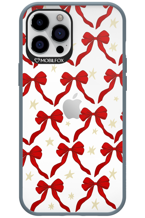 Bow & Stars (Transparent) - Apple iPhone 12 Pro Max