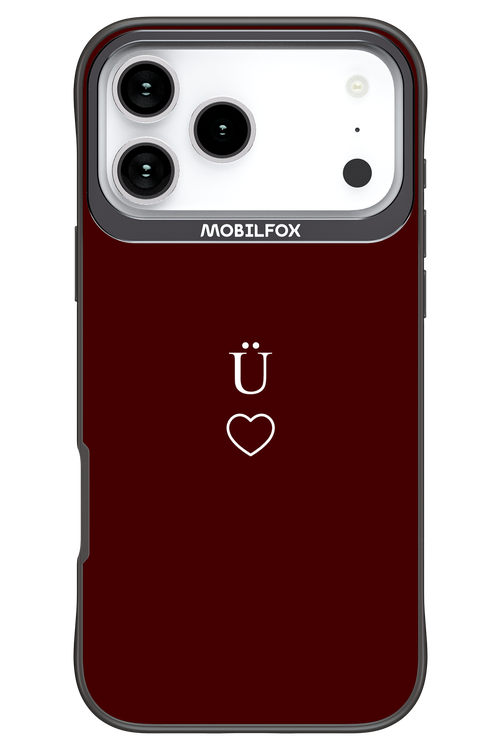 U Burgundia II 2.0 - Apple iPhone 17 Pro Max