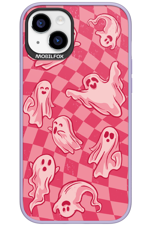 Strawberry Ghosts - Apple iPhone 15 Plus