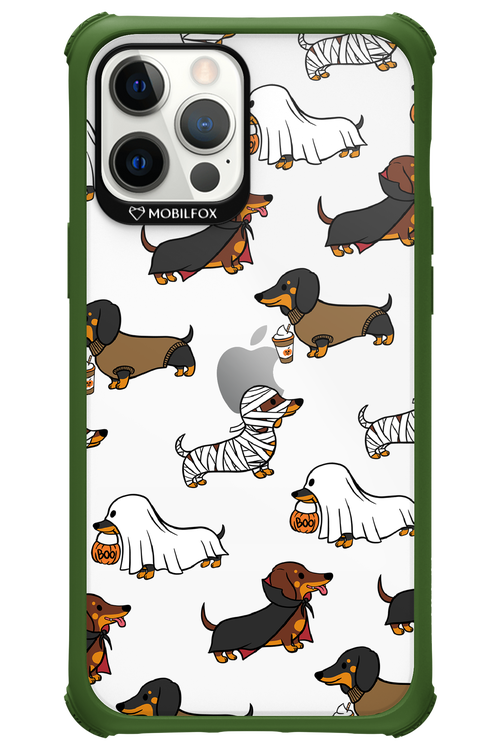 Scary Dachshund (Transparent) - Apple iPhone 12 Pro Max