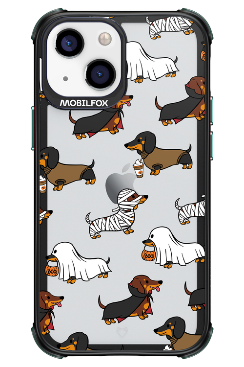 Scary Dachshund (Transparent) - Apple iPhone 13 Mini