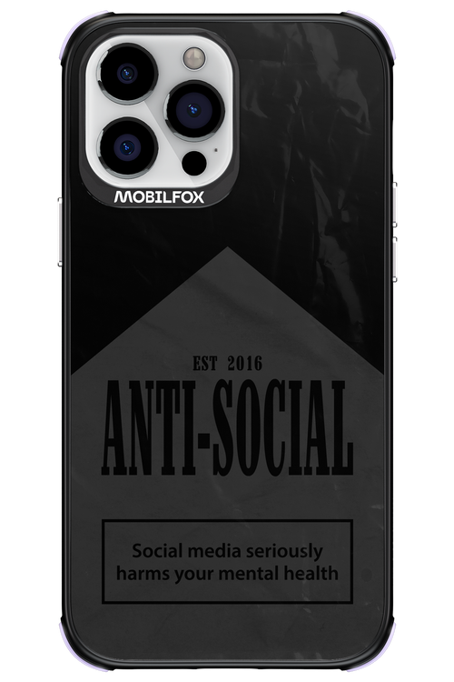 ANTI-SOCIAL (BLVCK) 2.0 - Apple iPhone 13 Pro Max