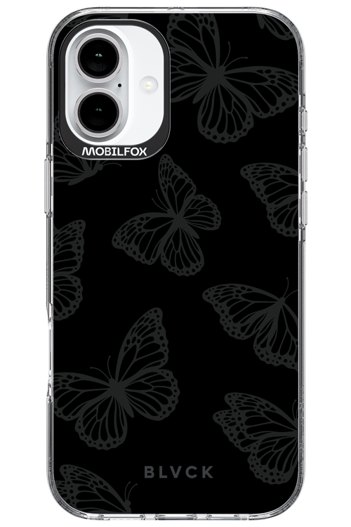 Black Butterflies - Apple iPhone 16 Plus