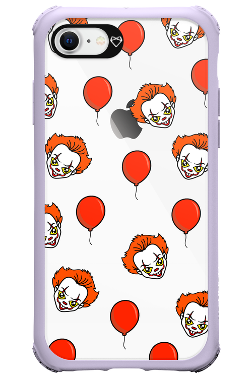 Mystery Clown (Transparent) - Apple iPhone 8