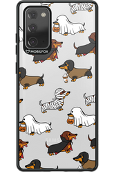 Scary Dachshund (Transparent) - Samsung Galaxy Note 20