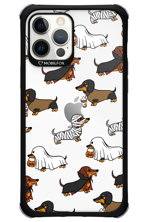 Scary Dachshund (Transparent) - Apple iPhone 12 Pro Max