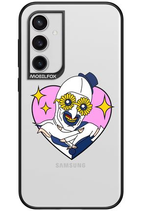 Sunflower Clown Meme (Nude) - Samsung Galaxy S23 FE