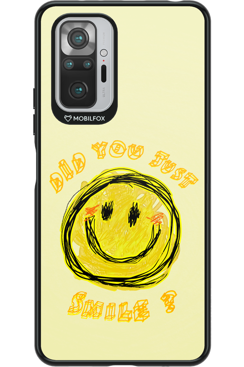 Crayon Smiley - Xiaomi Redmi Note 10 Pro