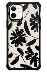 Monochrome Flowerss - Apple iPhone 12