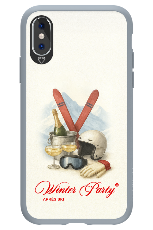 Winter Ski Party - Apple iPhone X