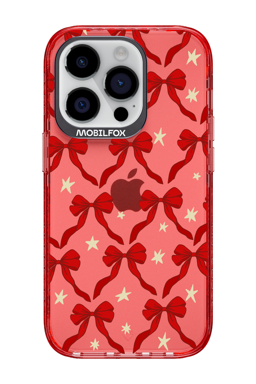 Bow & Stars (Transparent) - Apple iPhone 14 Pro