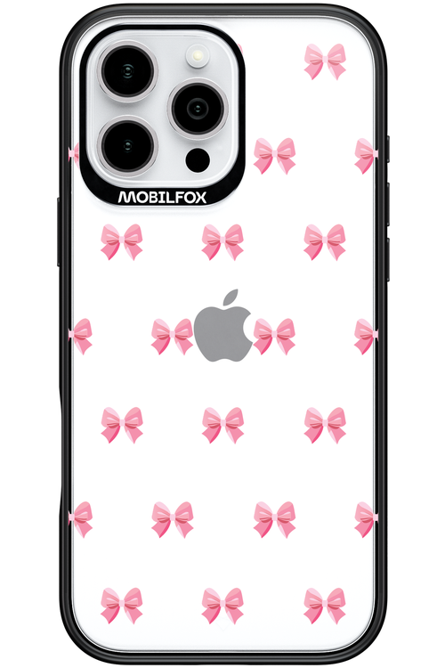 Pinky Bow - Apple iPhone 16 Pro Max