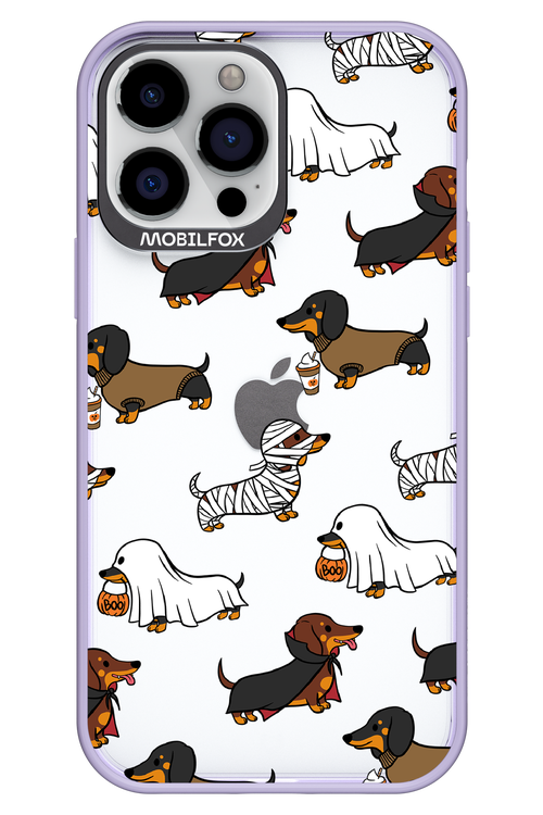 Scary Dachshund (Transparent) - Apple iPhone 13 Pro Max