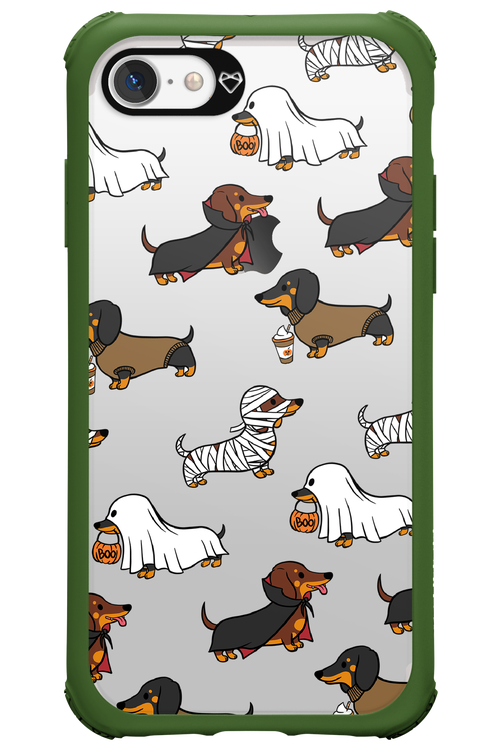 Scary Dachshund (Transparent) - Apple iPhone 7