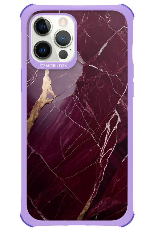 Burgundy Marble - Apple iPhone 12 Pro Max