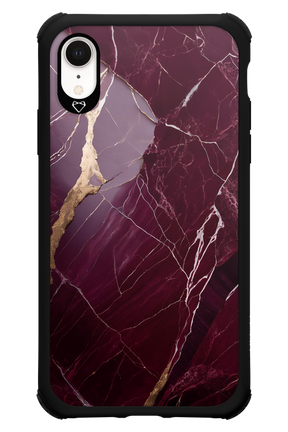 Burgundy Marble - Apple iPhone XR