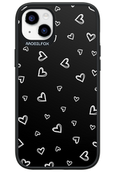 Monochrome Hearts 2.0 - Apple iPhone 14 Plus