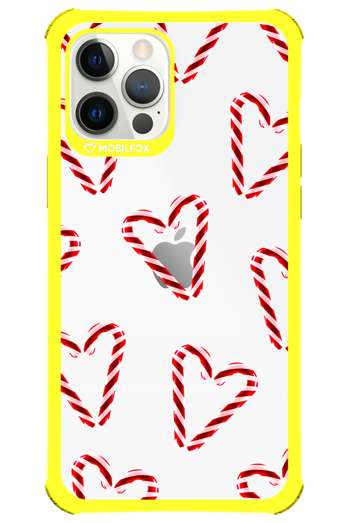 Candy Cane Hearts - Apple iPhone 12 Pro Max