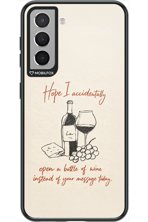 Bottle of wine 2.0 - Samsung Galaxy S21