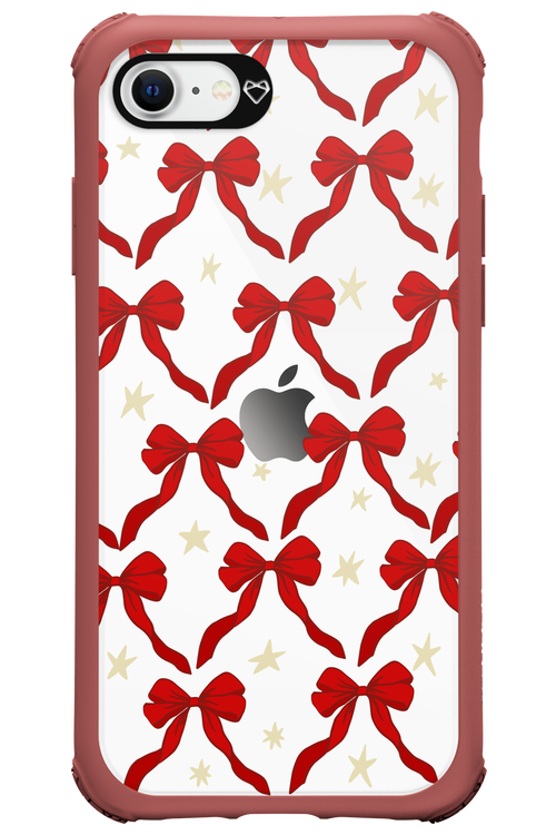 Bow & Stars (Transparent) - Apple iPhone SE 2022