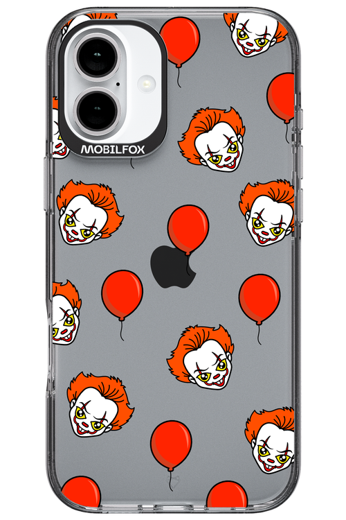 Mystery Clown (Transparent) - Apple iPhone 16 Plus