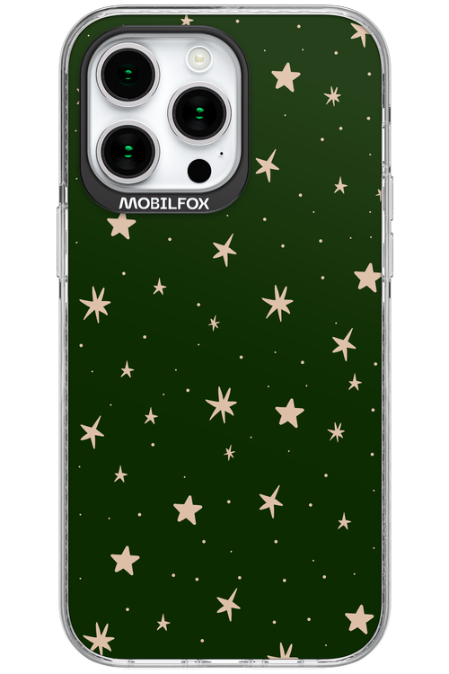 Forest Green Stars - Apple iPhone 15 Pro Max