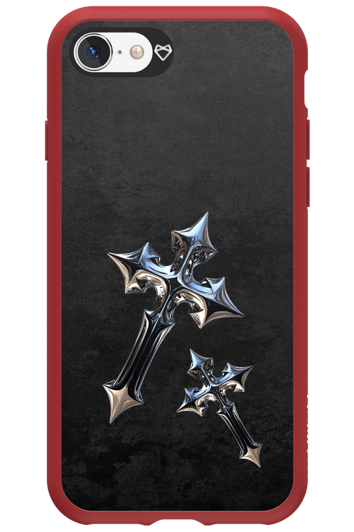 Chrome Crosses - Apple iPhone SE 2022