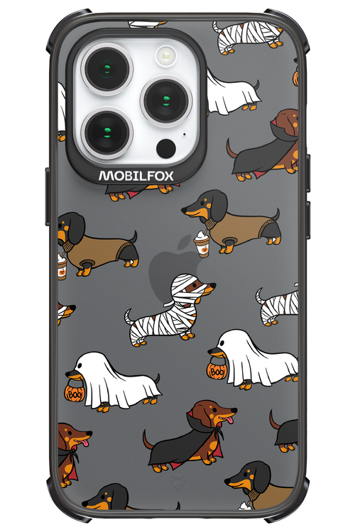 Scary Dachshund (Transparent) - Apple iPhone 14 Pro