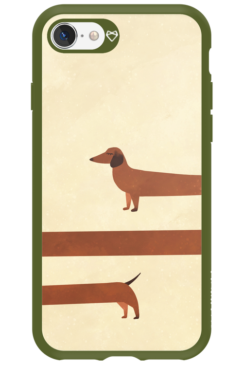 Stretchy Dog - Apple iPhone 8