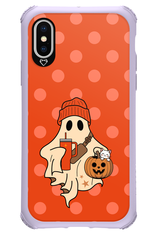 Ghost Girl (Orange) - Apple iPhone XS