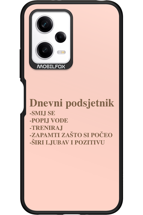 Dnevni Podsjetnik - Xiaomi Redmi Note 12 5G