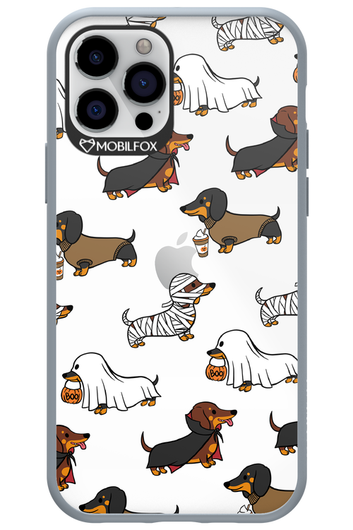 Scary Dachshund (Transparent) - Apple iPhone 12 Pro