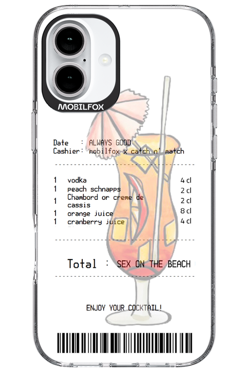 sex on the beach cocktail - Apple iPhone 16 Plus