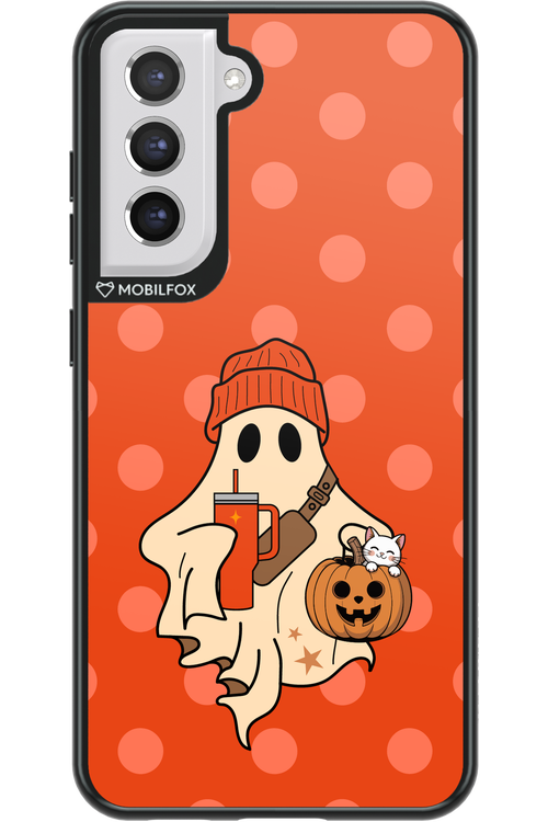 Ghost Girl (Orange) - Samsung Galaxy S21 FE