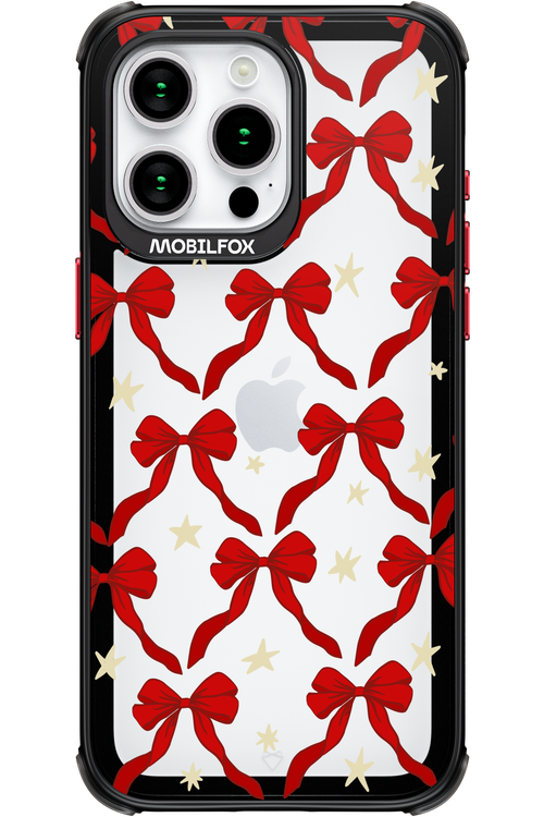 Bow & Stars (Transparent) - Apple iPhone 15 Pro Max