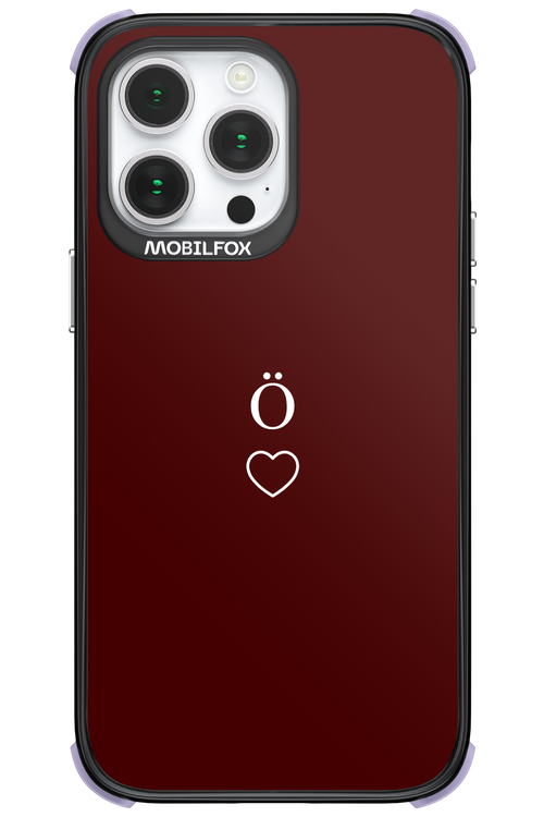 O Burgundia II 2.0 - Apple iPhone 14 Pro Max