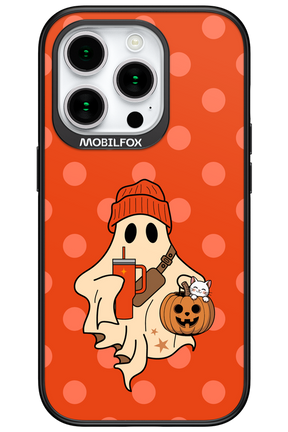 Ghost Girl (Orange) - Apple iPhone 15 Pro