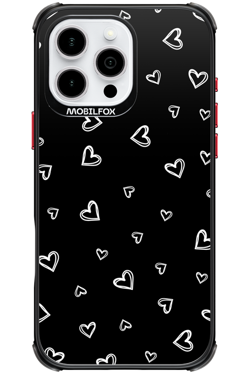 Monochrome Hearts 2.0 - Apple iPhone 16 Pro Max