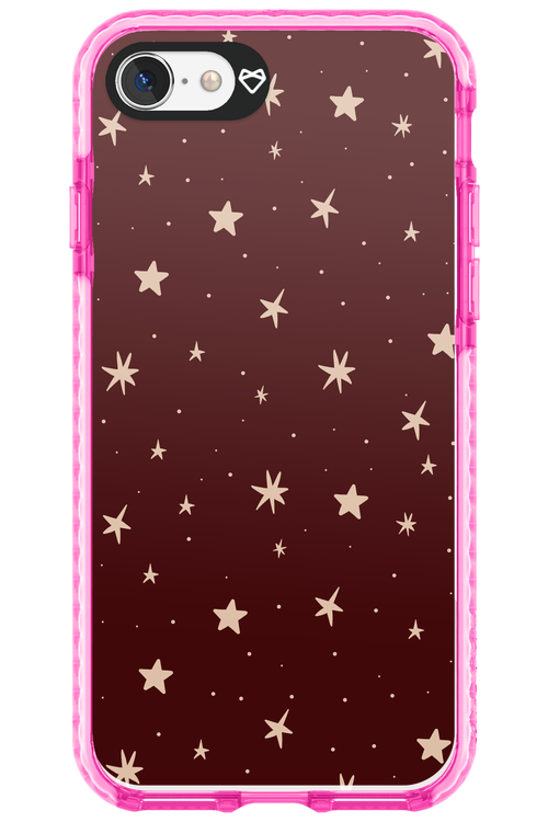 Burgundy Stars - Apple iPhone SE 2022