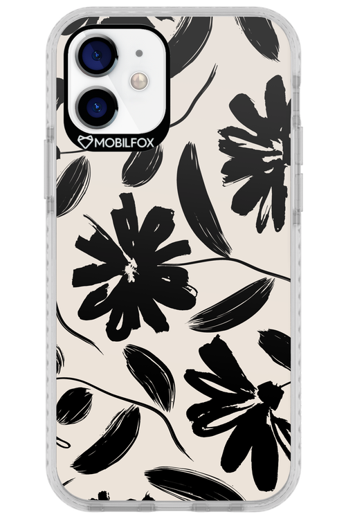 Monochrome Flowerss 2.0 - Apple iPhone 12
