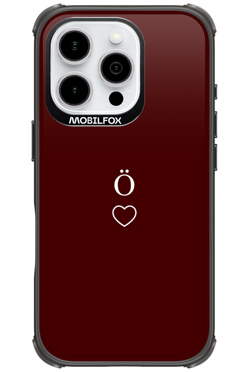 O Burgundia II 2.0 - Apple iPhone 16 Pro