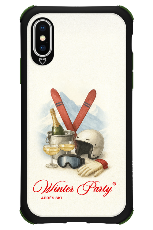 Winter Ski Party - Apple iPhone X