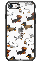 Scary Dachshund (Transparent) - Apple iPhone SE 2020