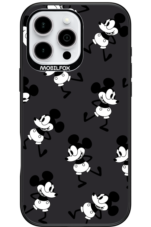 Iconic Mouse (antracite pattern) - Apple iPhone 16 Pro Max