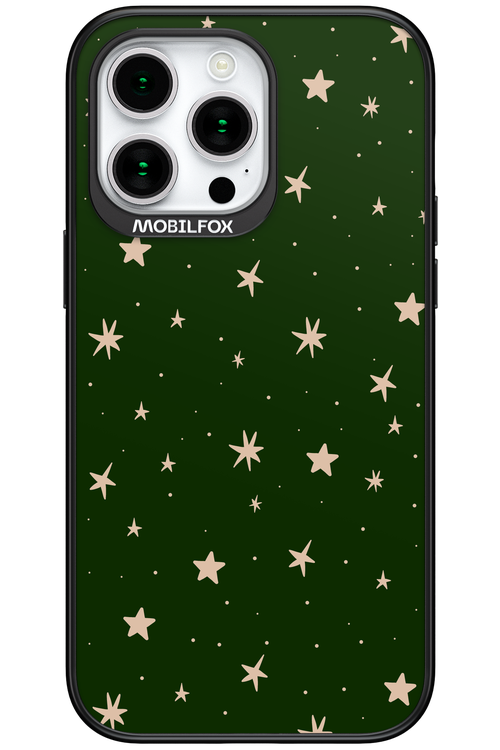 Forest Green Stars - Apple iPhone 15 Pro Max