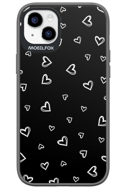 Monochrome Hearts 2.0 - Apple iPhone 14 Plus