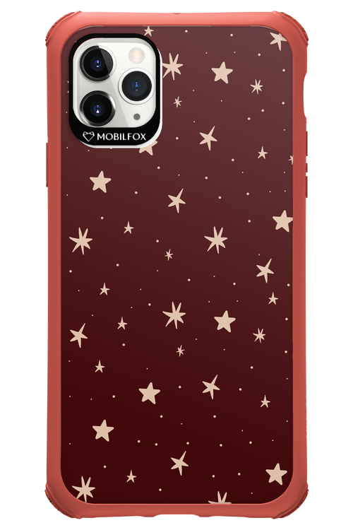 Burgundy Stars - Apple iPhone 11 Pro Max