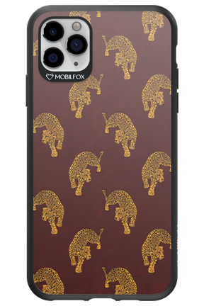 Burgundy Leopard Pattern - Apple iPhone 11 Pro Max